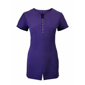 Alexandra Women's Notch Neck Tunic - Amethyst, Size 6